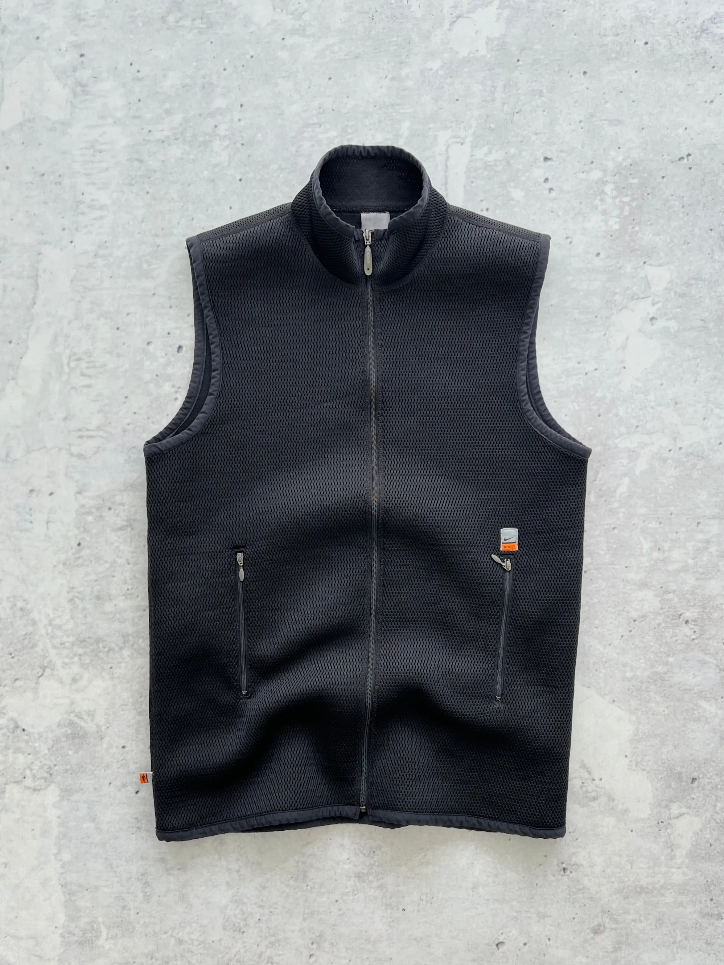 00's Nike technical zip up gilet (M)