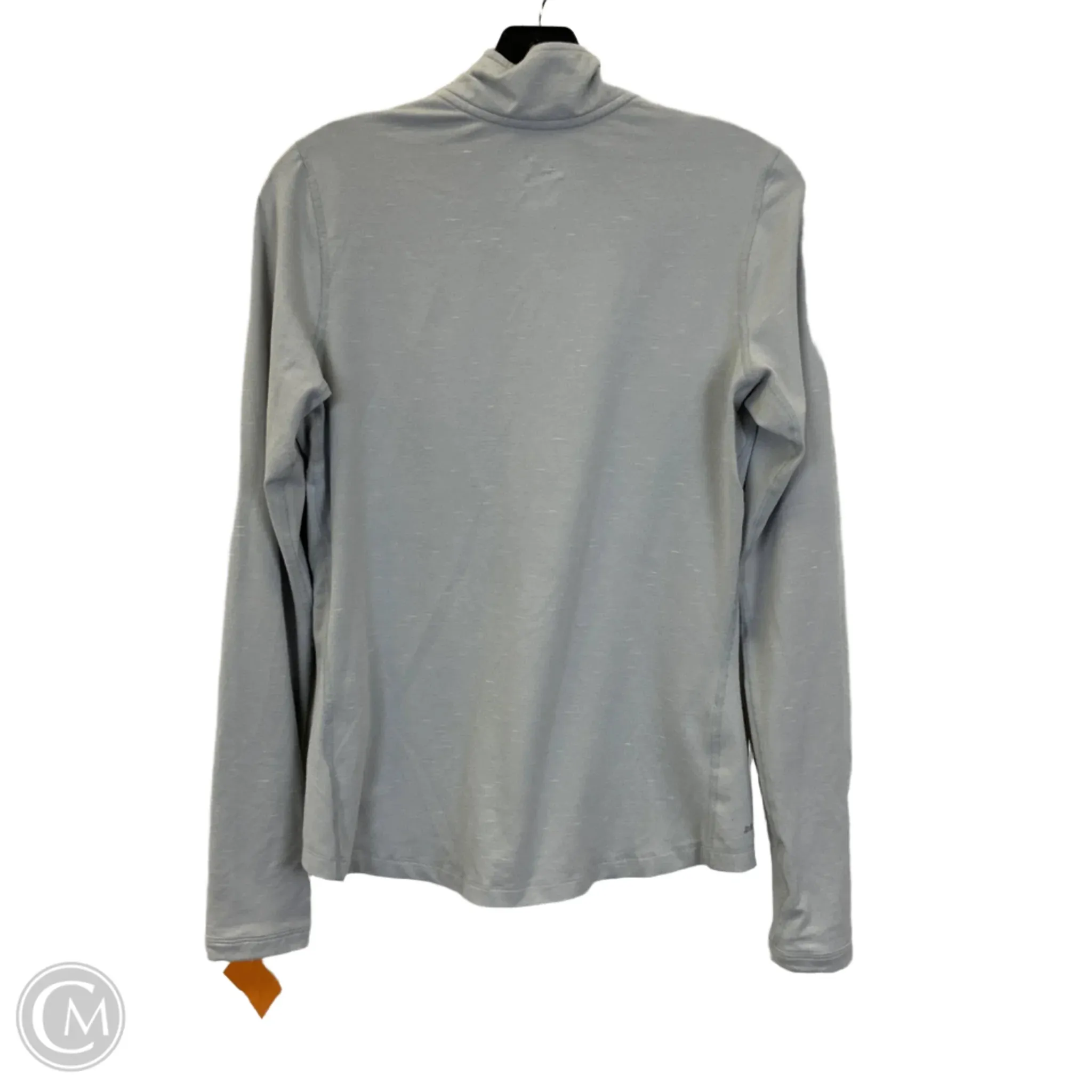 Athletic Sweatshirt Collar By Nike In Grey & Red, Size: S