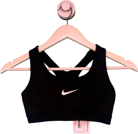 Black Nike Swoosh Light Support UK XS