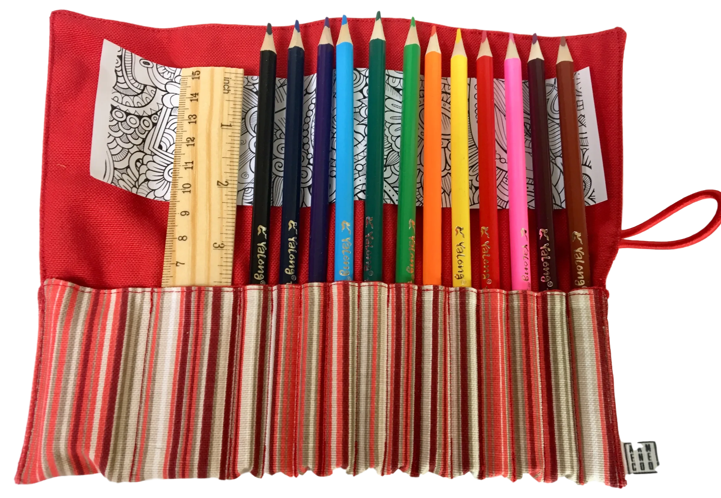 Canvas Pencil Cases "Striped"