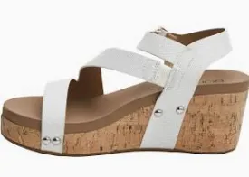 Corky's Rain Check wedges in ivory