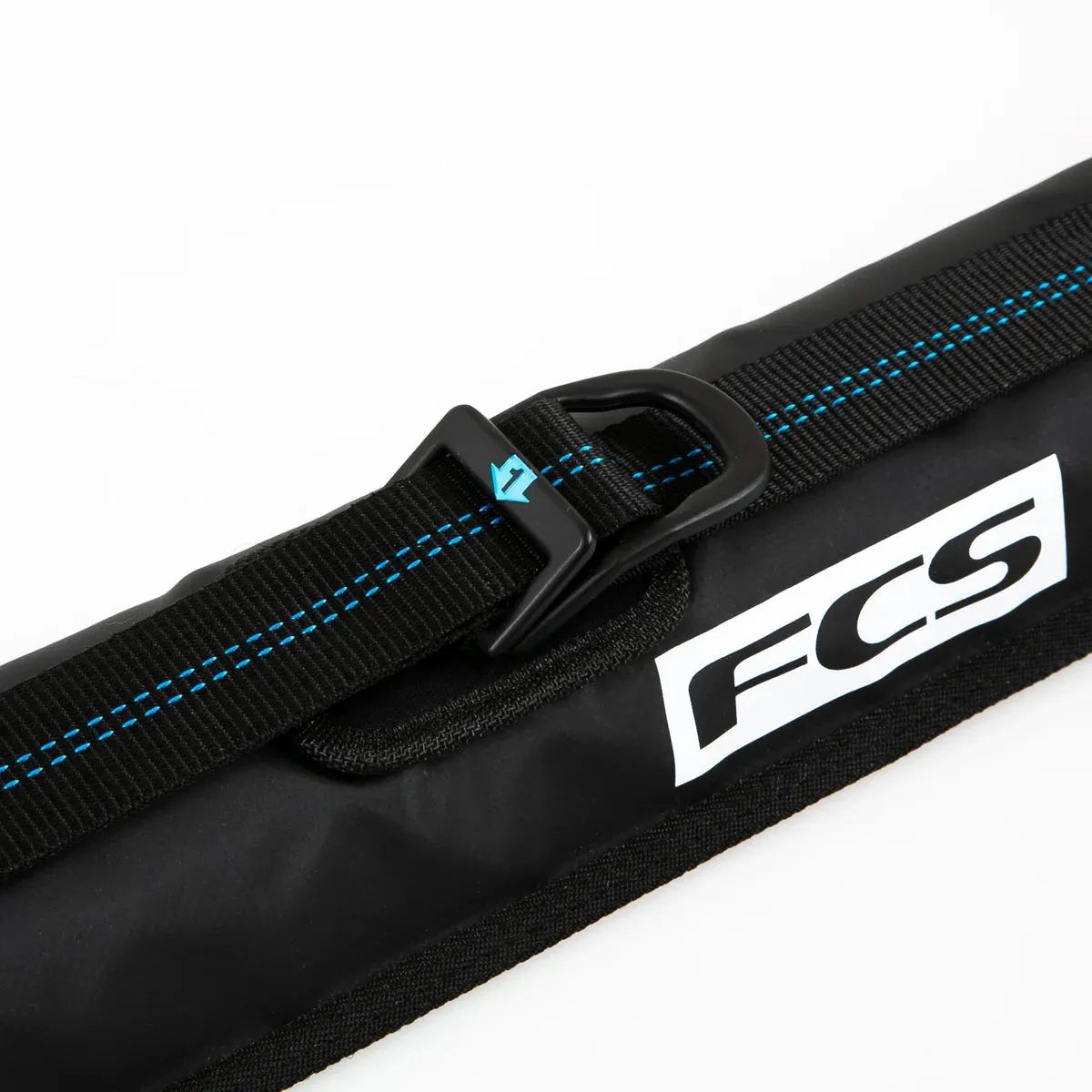 FCS D-Ring Single Soft Racks Black DR01-SFT-SNG