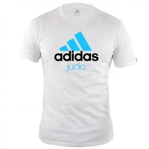 Judo T-shirt - Adidas judo - Valkoinen/Sininen