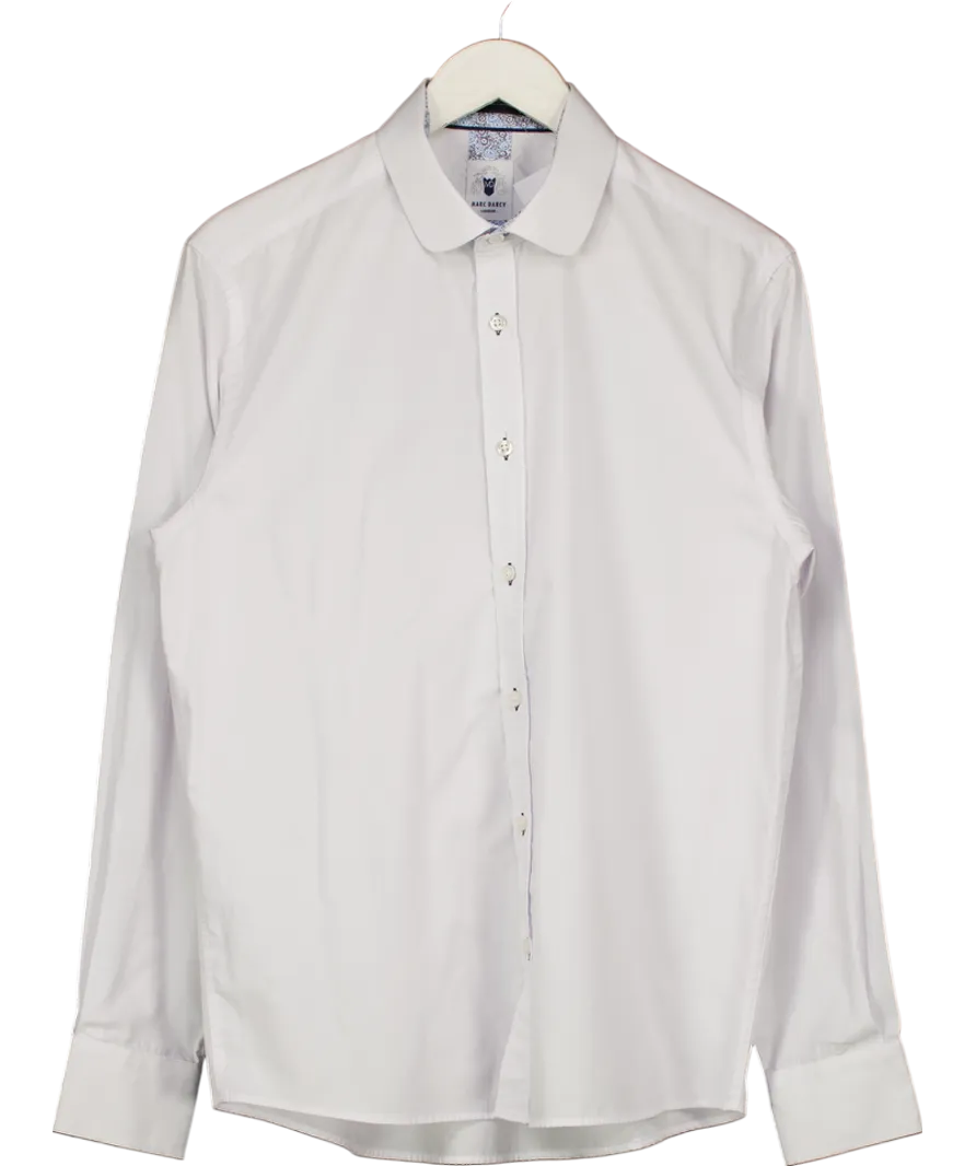 Marc Darcy White Penny Collar Shirt UK L