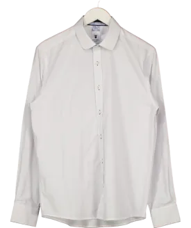 Marc Darcy White Penny Collar Shirt UK L