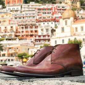 Men Desert Chukka Boots Leather Shoes