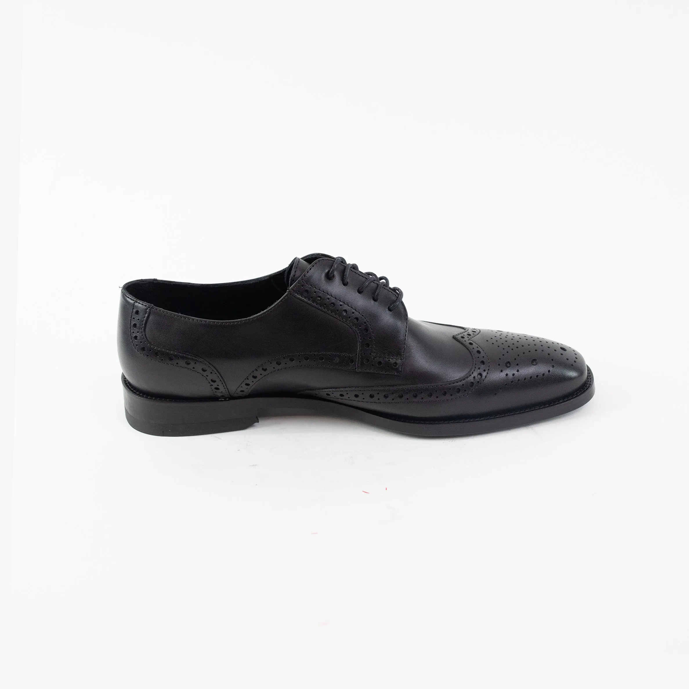 Men's Black Wingtip Oxford Shoes