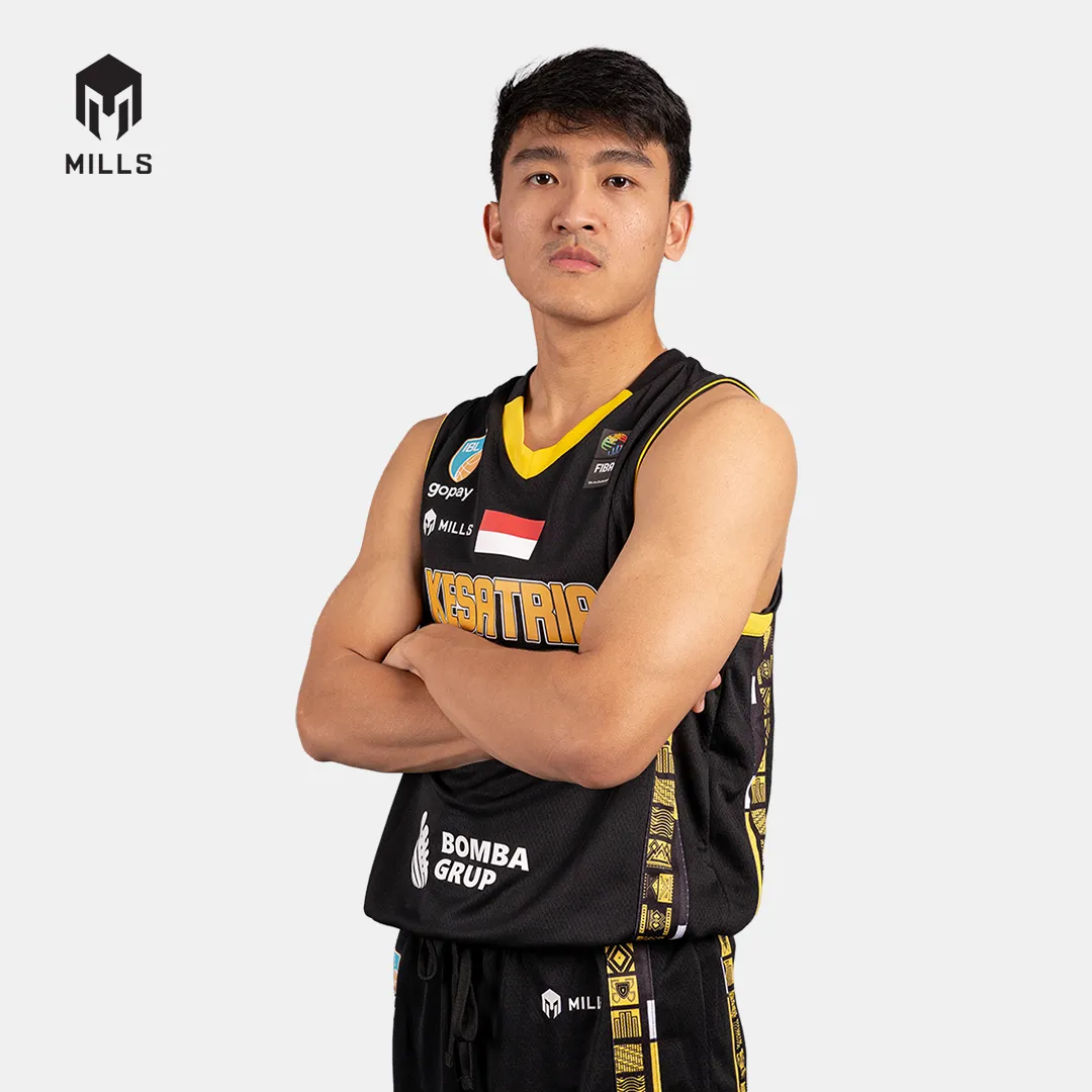 MILLS KBS ALTERNATIVE BASKETBALL JERSEY PLAYER ISSUE BLACK 26019KBS