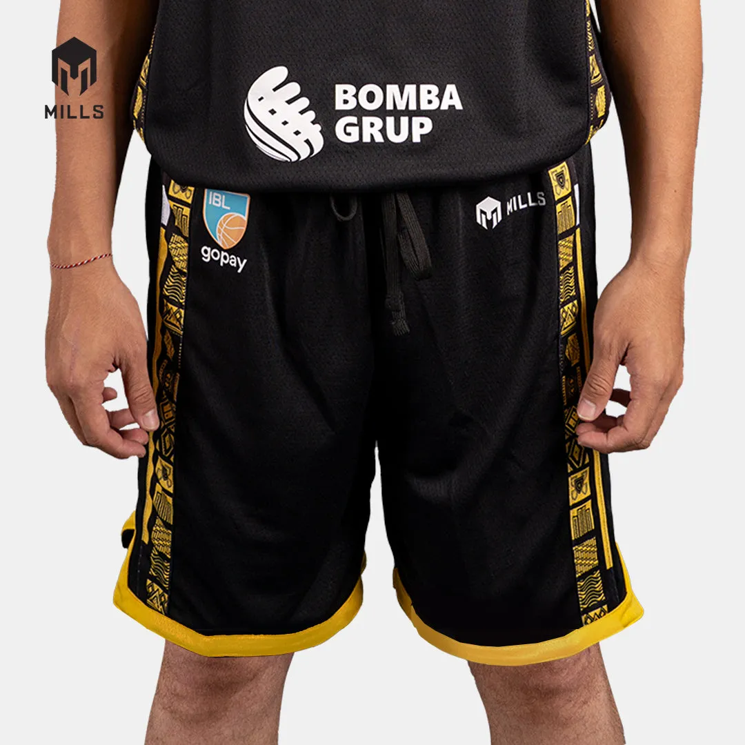 MILLS KBS ALTERNATIVE BASKETBALL SHORT PLAYER ISSUE BLACK 27016KBS