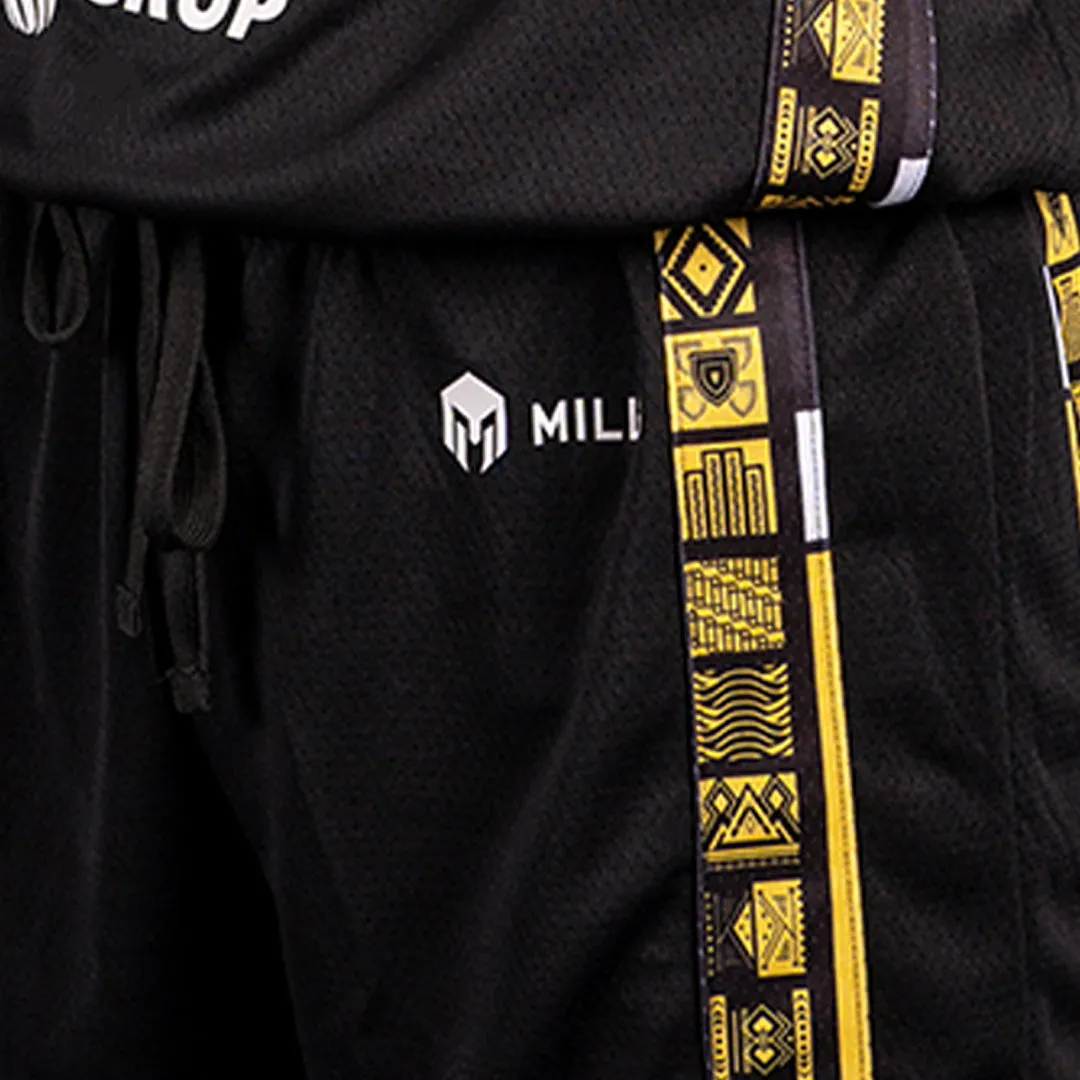 MILLS KBS ALTERNATIVE BASKETBALL SHORT PLAYER ISSUE BLACK 27016KBS