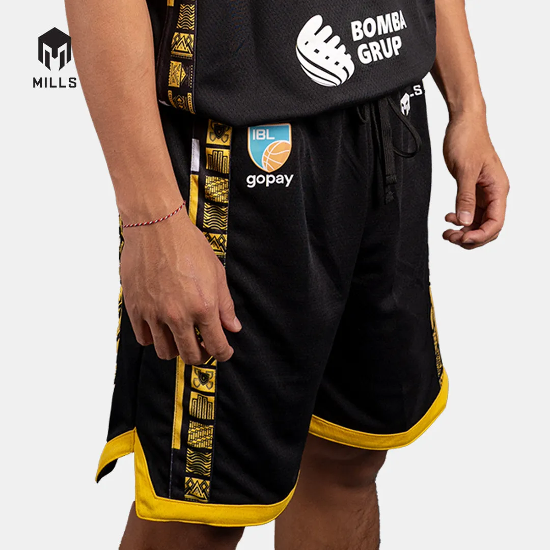 MILLS KBS ALTERNATIVE BASKETBALL SHORT PLAYER ISSUE BLACK 27016KBS