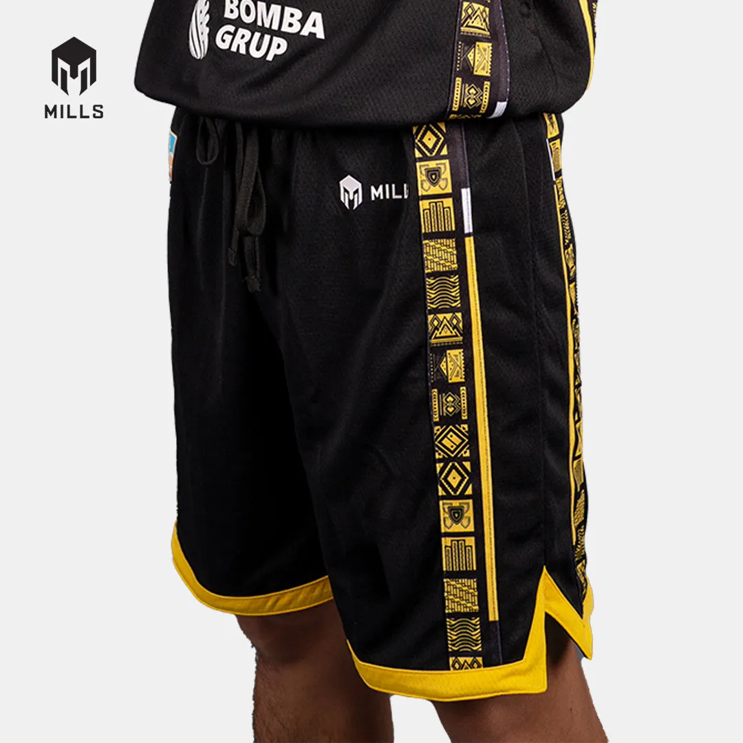 MILLS KBS ALTERNATIVE BASKETBALL SHORT PLAYER ISSUE BLACK 27016KBS
