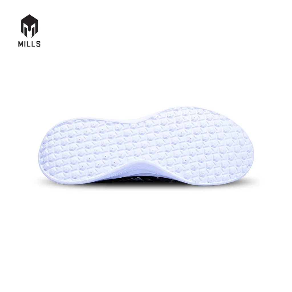 Mills Sepatu Lari Running Shoes Olahraga Treximo Saga Black/White 9100305