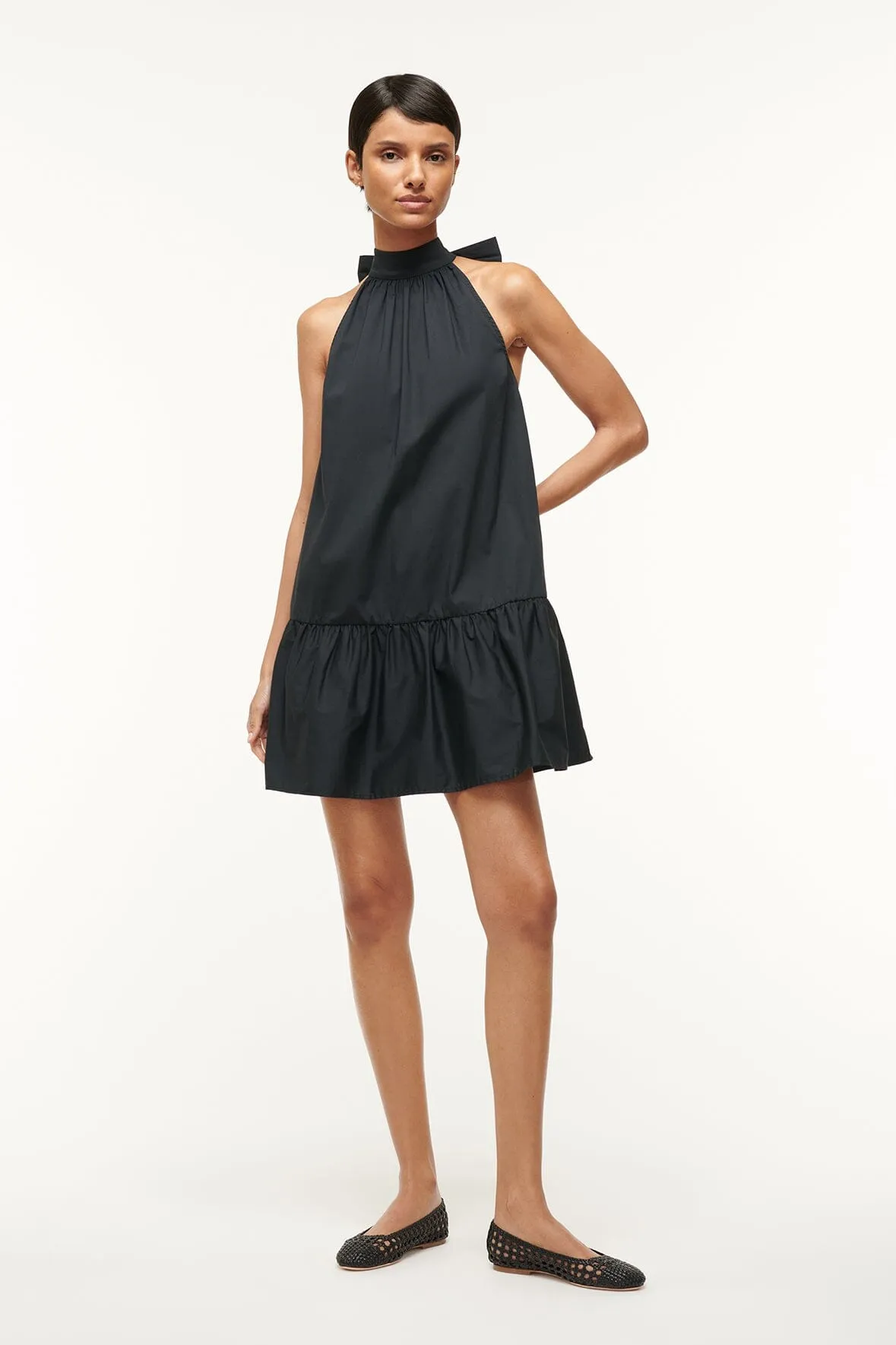 NELL CROCHET BALLERINA | BLACK