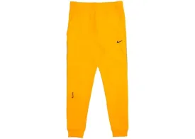NIKE X DRAKE NOCTA FLEECE PANTS YELLOW
