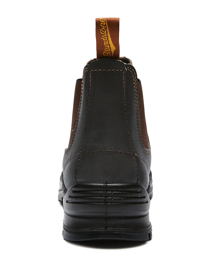 Style 400 Unisex Elastic Sided Non-Safety Boot - Brown