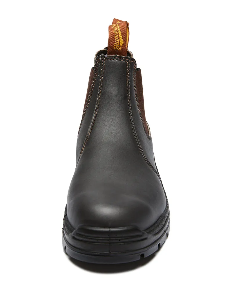 Style 400 Unisex Elastic Sided Non-Safety Boot - Brown