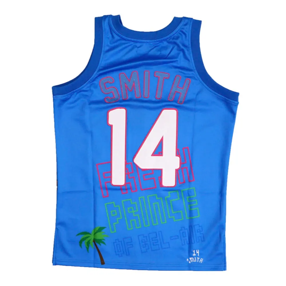The Fresh Prince Of Bel Air Basketball Jersey-Aqua