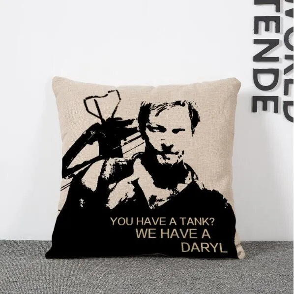 The Walking Dead Pillow Case Without Pillow