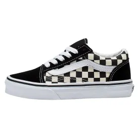 Vans Kids Old Skool Skate Shoes - (Primary Check) Black/White Vans Kids Old Skool Skate Shoes - (Primary Check) Black/White