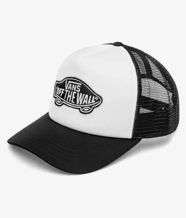 Vans Men's Classic Patch Curved Bill Trucker Black/White VN00066XY281