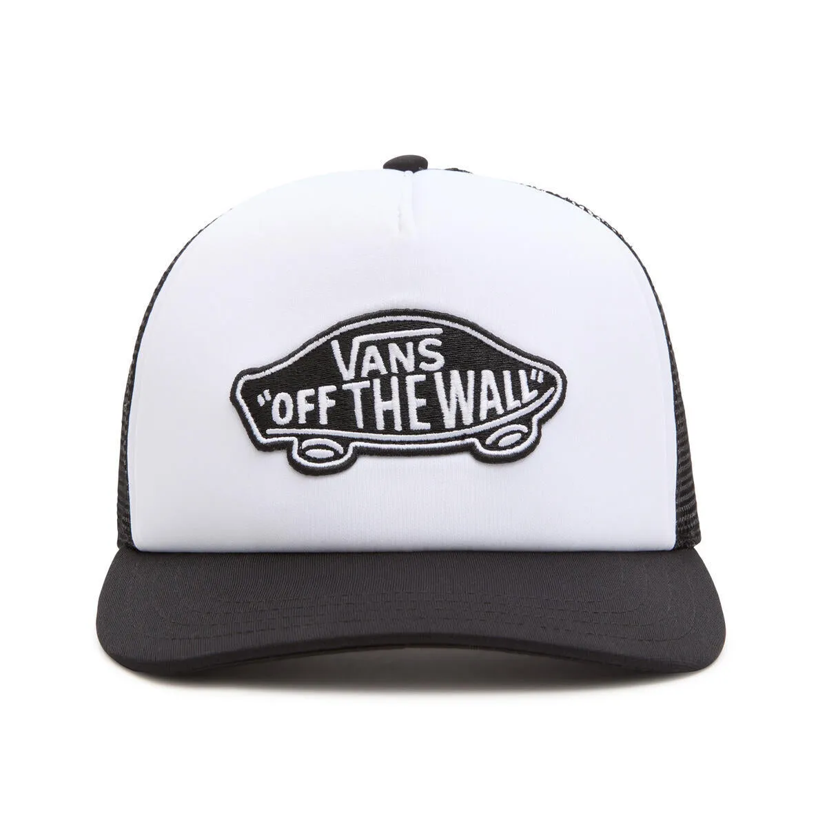 Vans Men's Classic Patch Curved Bill Trucker Black/White VN00066XY281