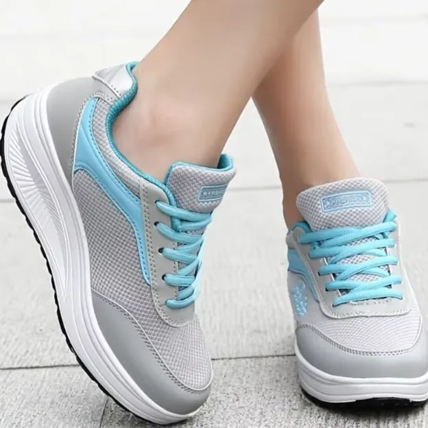 Vulkaniserade Walking Sneakers fr kvinnor