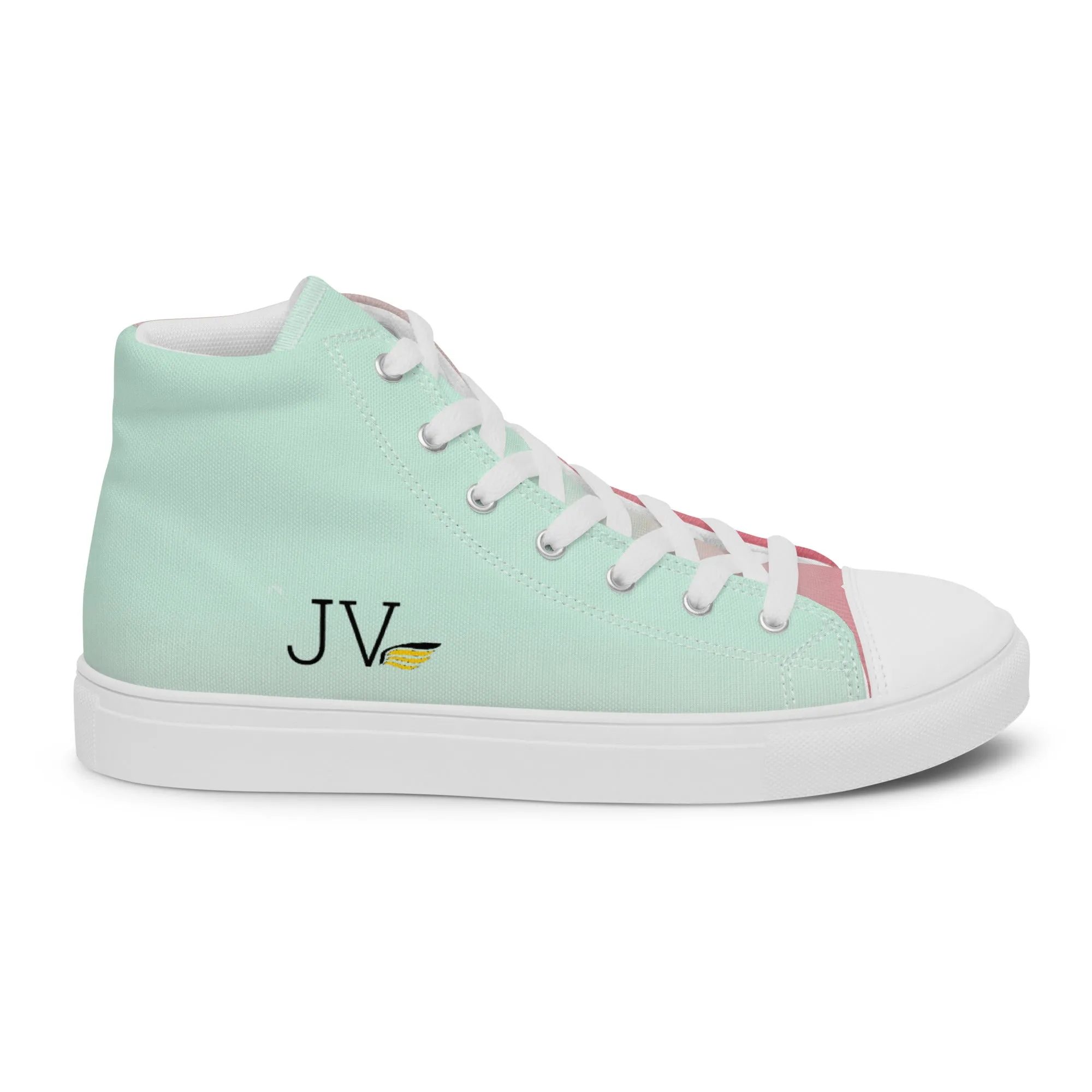 Women’s high top canvas shoes